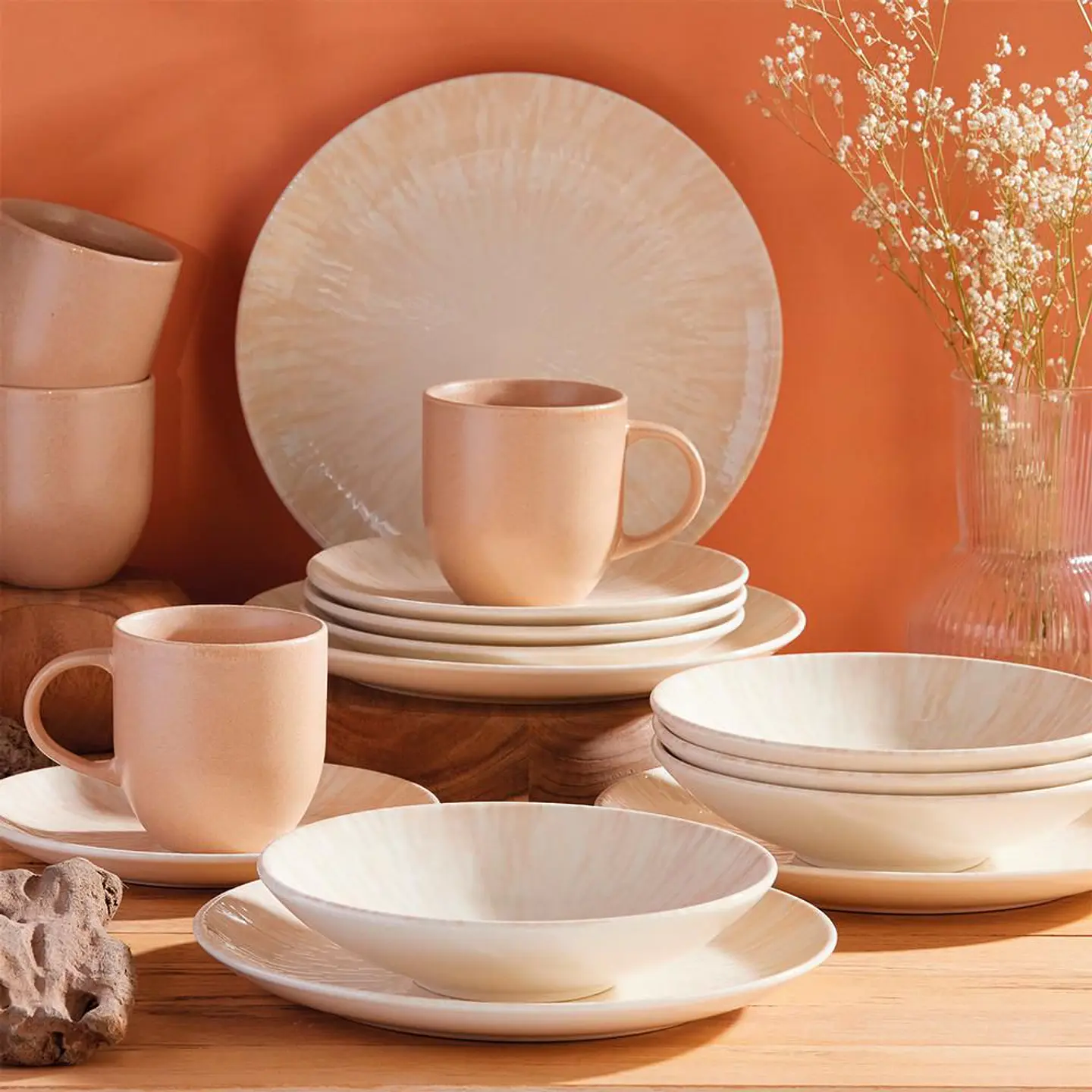 Vajilla 4 Puestos16 Pzs Nyssa CORONA VL193J040116 2