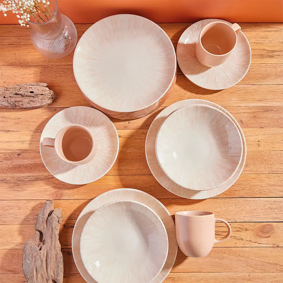 Vajilla 4 Puestos16 Pzs Nyssa CORONA VL193J040116 3