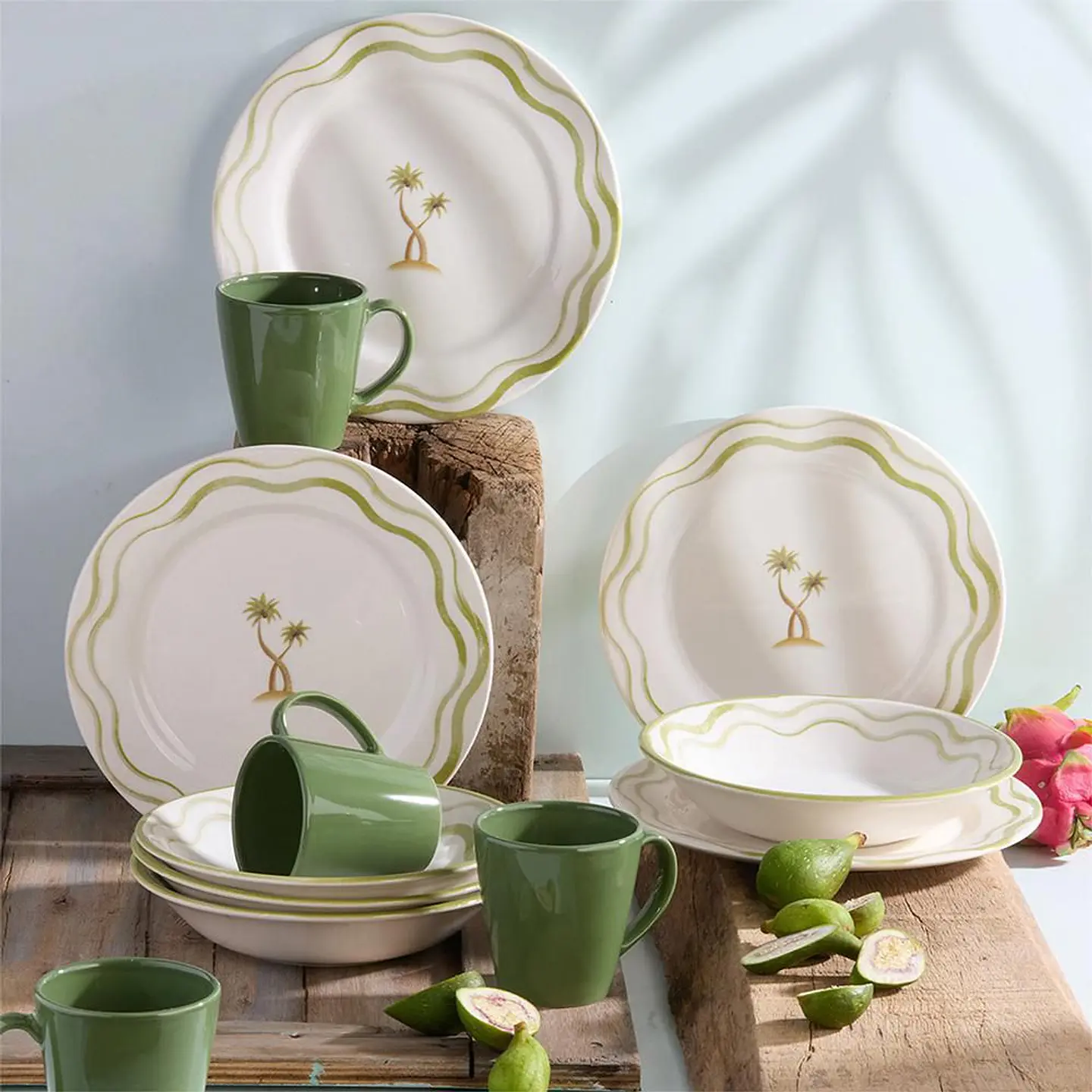 Vajilla Brisa 4 puestos 12 piezas CORONA VL177I040112 7