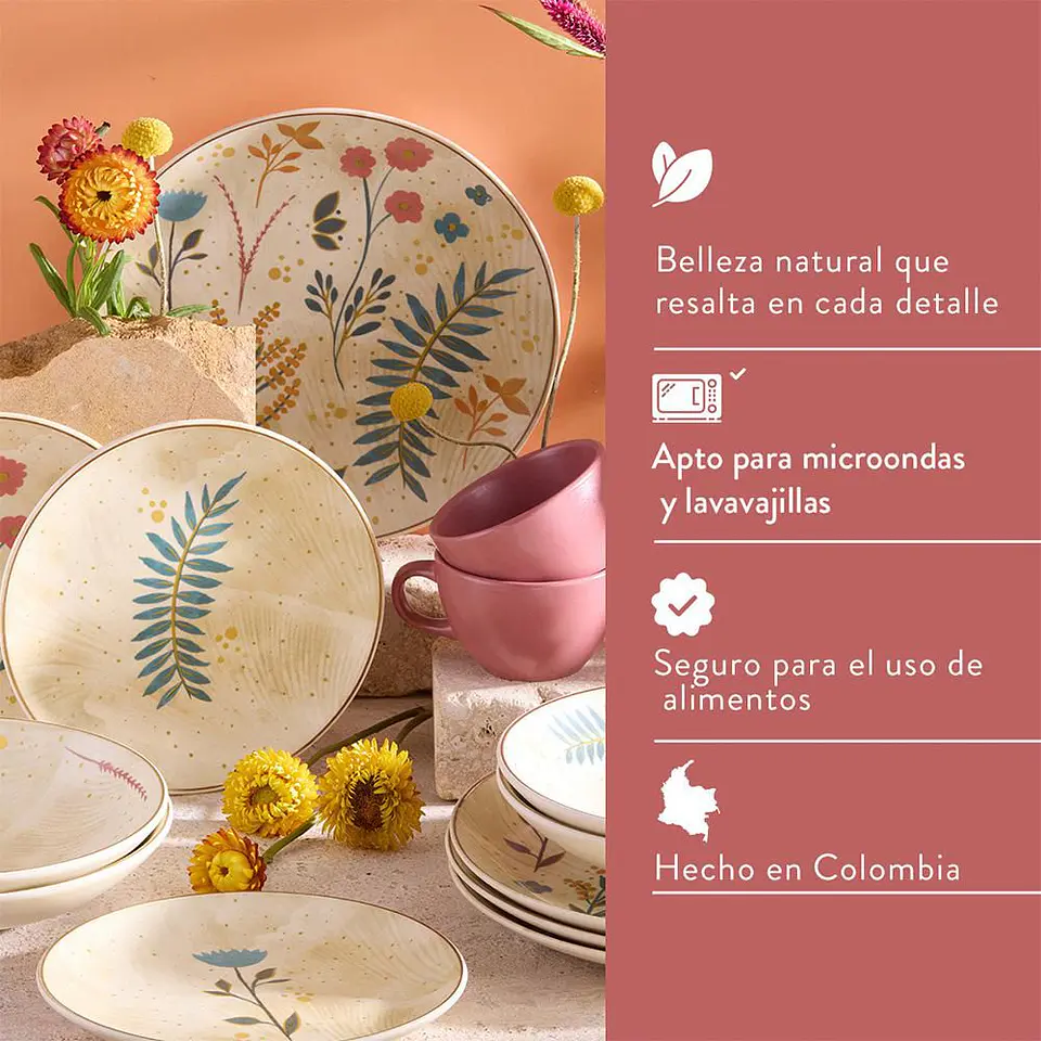 Vajilla 4 Puestos 20 Pz Arabella CORONA VL160I040120 3