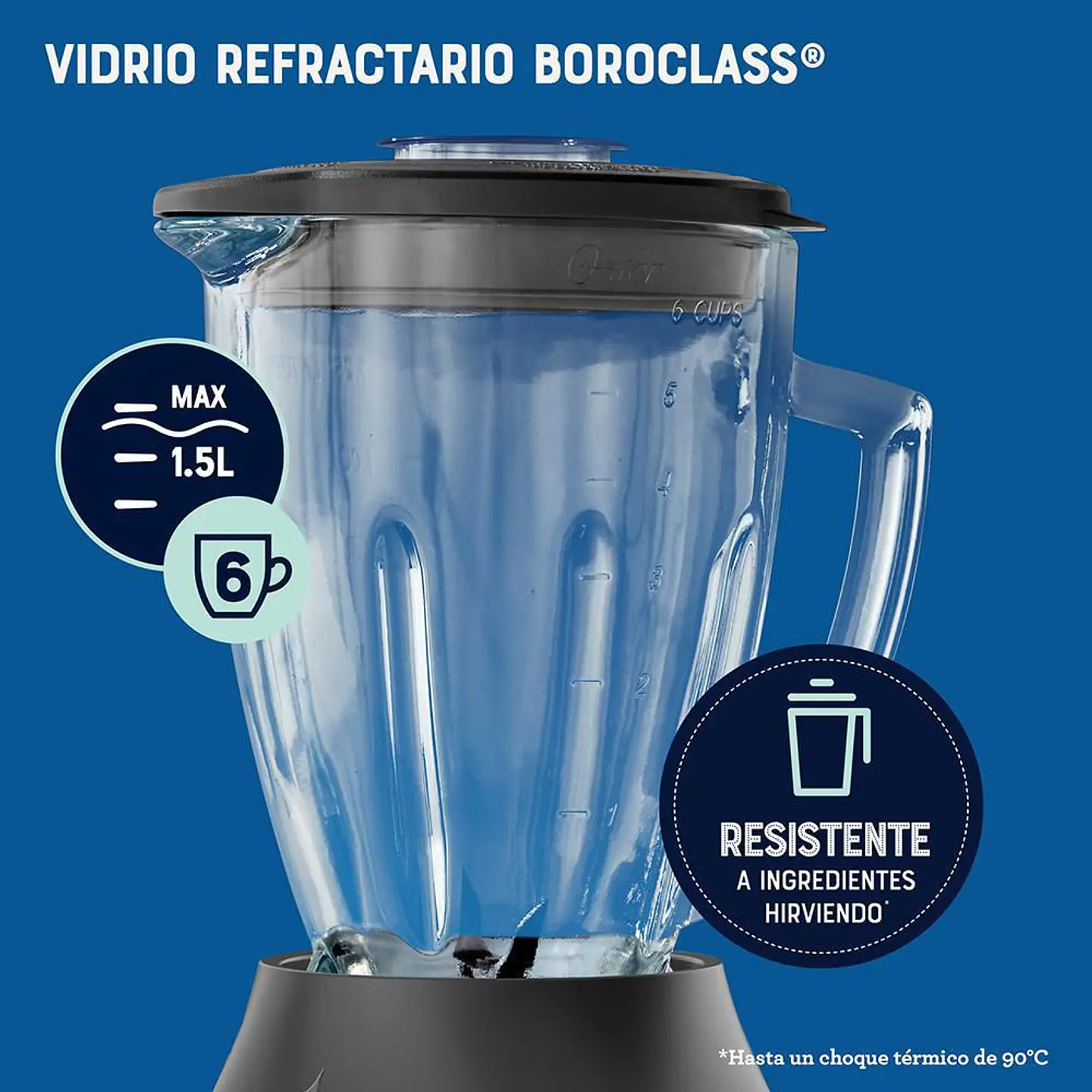 Licuadora Motor Reversible OSTER 2174285 6
