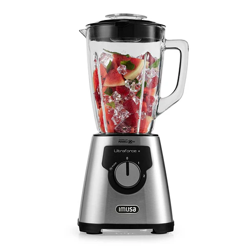 licuadora IMUSA Ultraforce + 2 Velocidades 1000 W Acero LI342DI0
