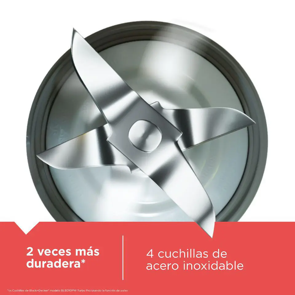 Licuadora BLACK & DECKER 2 Velocidades + Pulso 700 W BLANCO BL08760WDLA 5