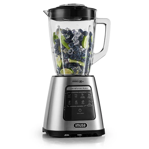 licuadora IMUSA Ultraforce Auto TURBO, BAJO 1100 W Acero LM38PDI0
