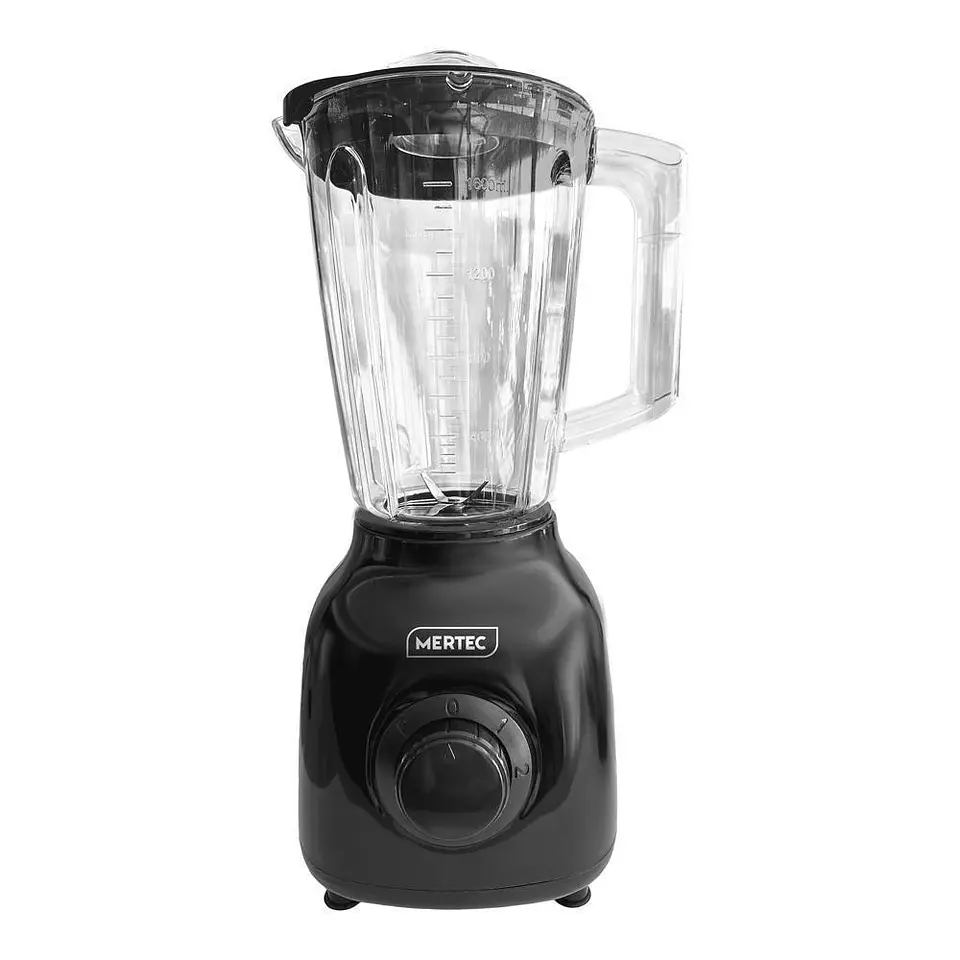 Licuadora 2 Litros Mertec Vaso Plástico 250W Mt 022B Negra 2