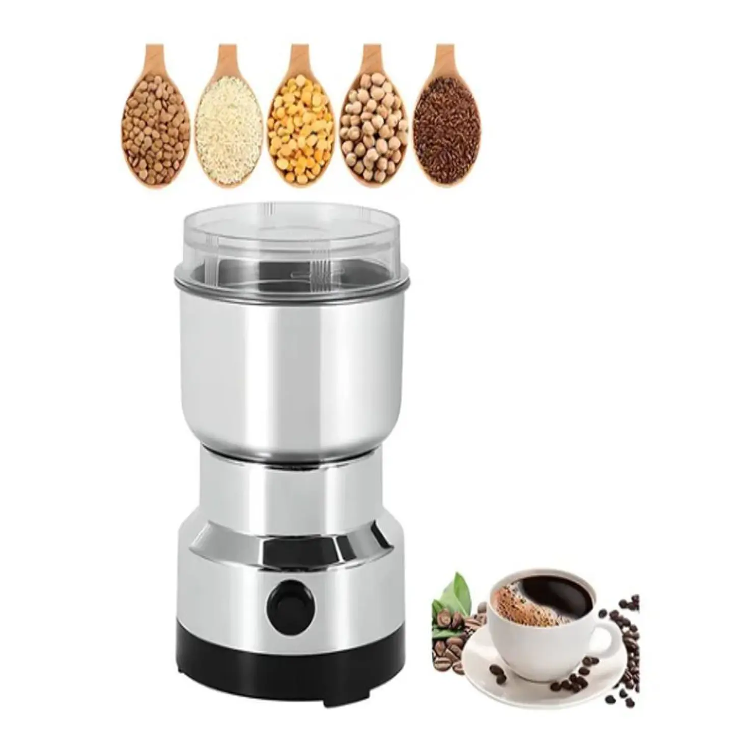 Molino Moledor De Café Eléctrico Y Especias Pequeñas 1