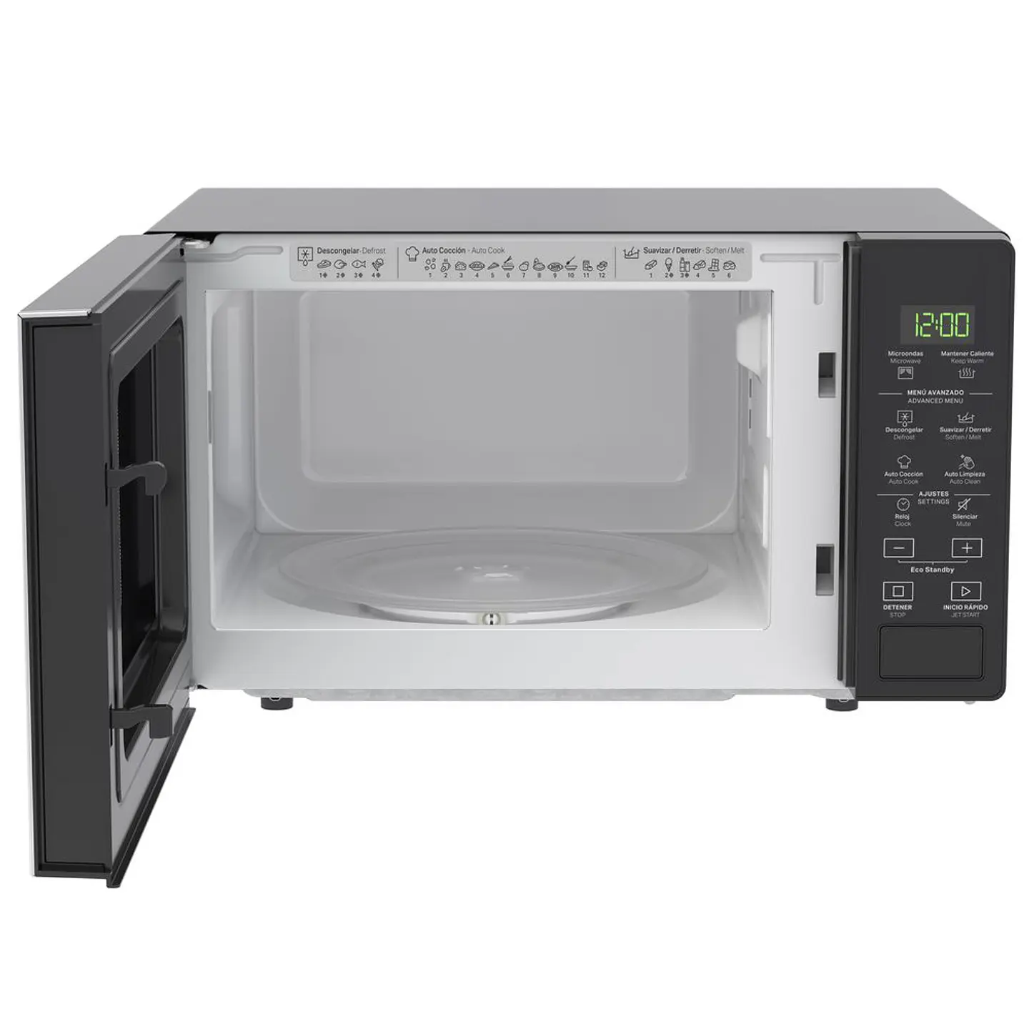 Horno microondas WHIRLPOOL 0.7 p3 (20 L) Negro [BL] WM1807B 6