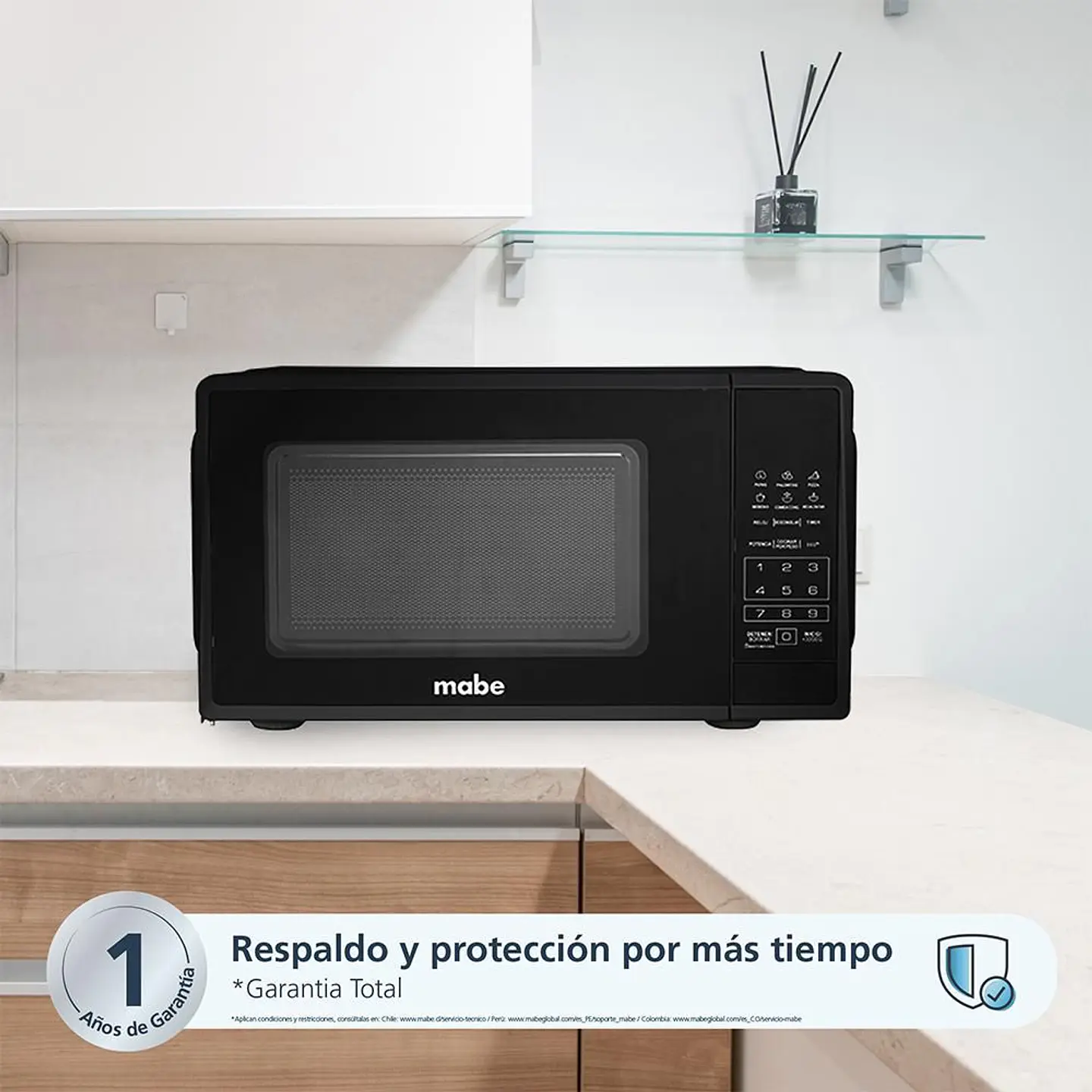 Horno Microondas MABE 0.7 (20) negro HMM07CEBN 5