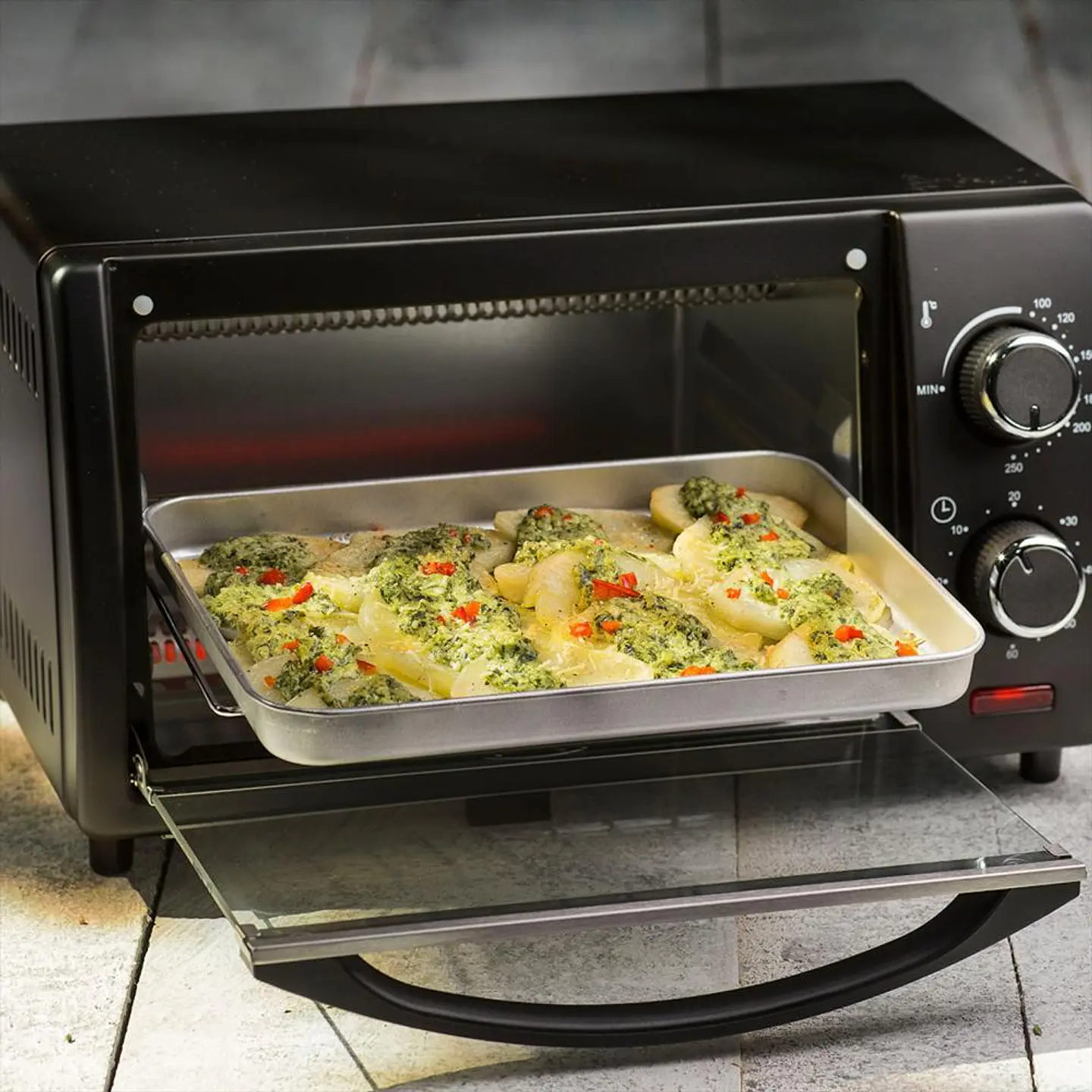 Horno Electrico Kalley K Mhe8009n01 9 Litros 4