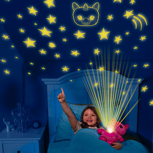 Peluche proyector de luces.