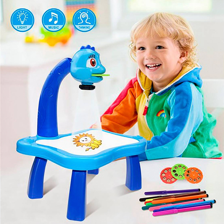 Proyector Mesa Dibujar Colorear Didáctico musical 5