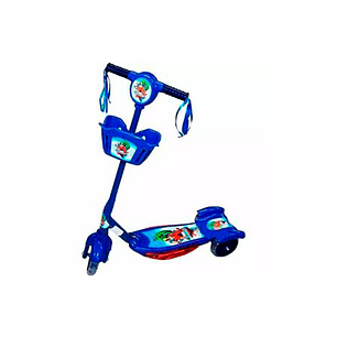 Scooter Con Canasta Niños Luces Y Sonidos Juguete Infantil