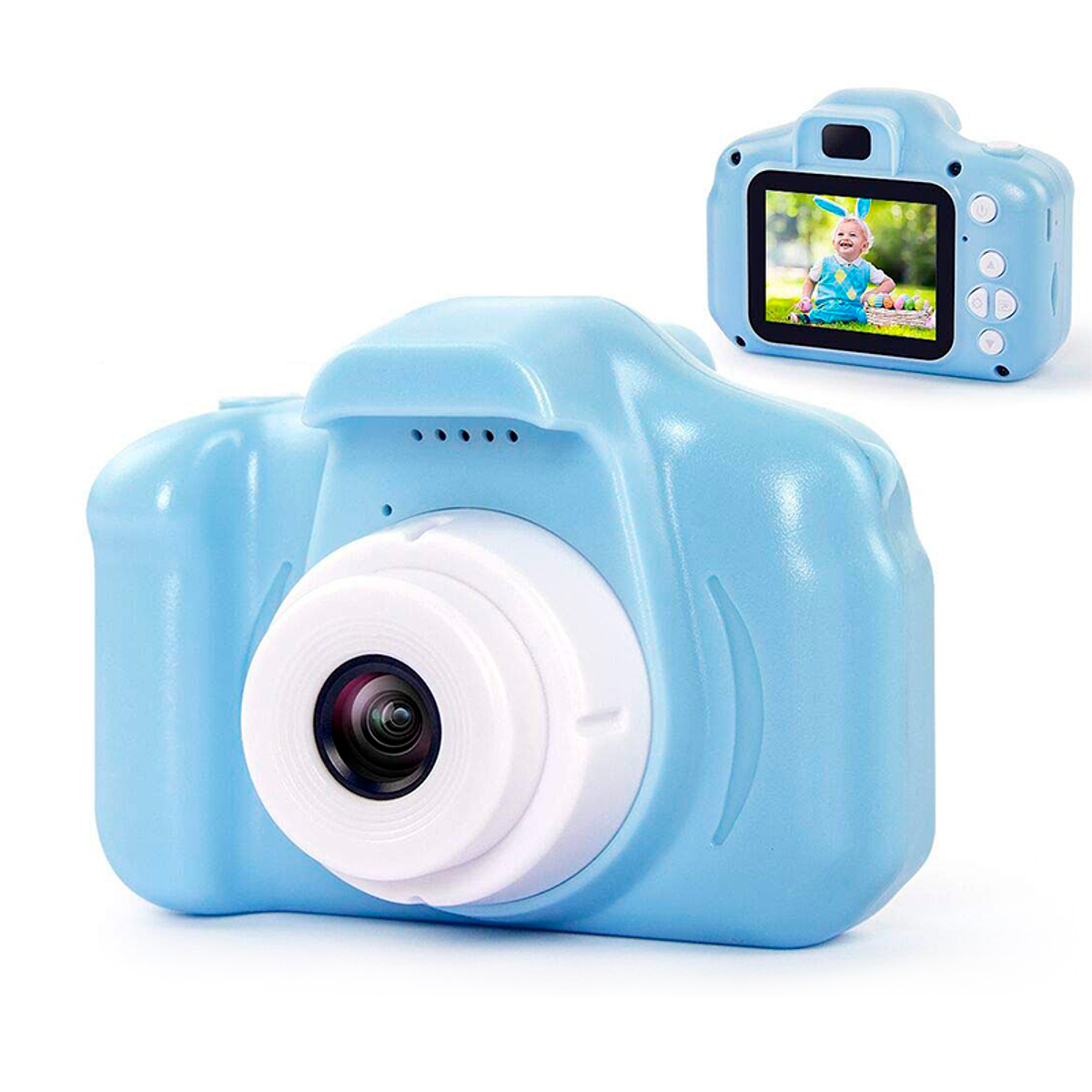 Cámara De Fotos/video Mini Digital Hd Infantil Bn5042 Con Juegos 1080p Azul  con Ofertas en Carrefour