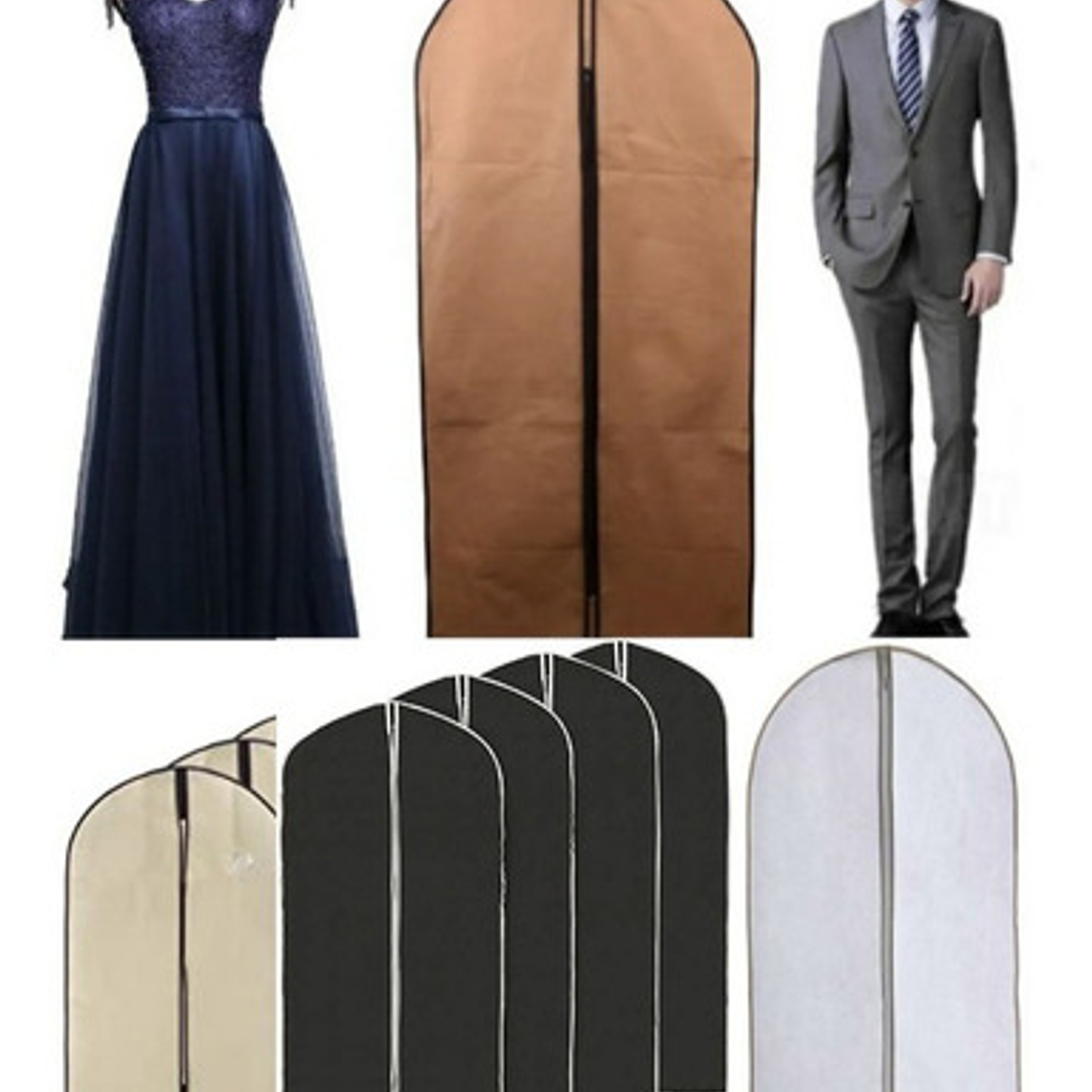 Cubre Trajes Vestidos Funda Ropa Tela Respirable 60x90cms. 7