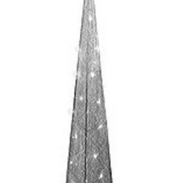 Árbol Navidad Pirámide Led Metal Decoración 1.50 mts. 2