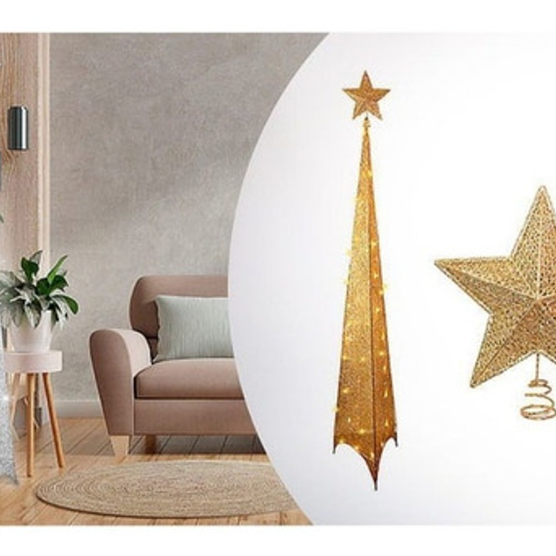 Árbol Navidad Pirámide Led Metal Decoración 1.50 mts. 1
