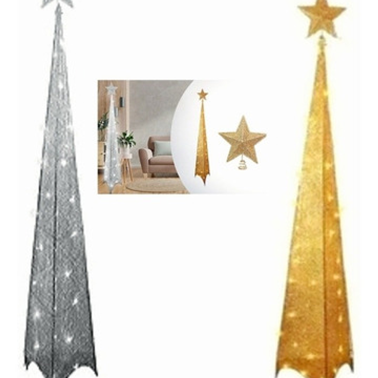 Arbol Navidad Piramide  1.80cms 2