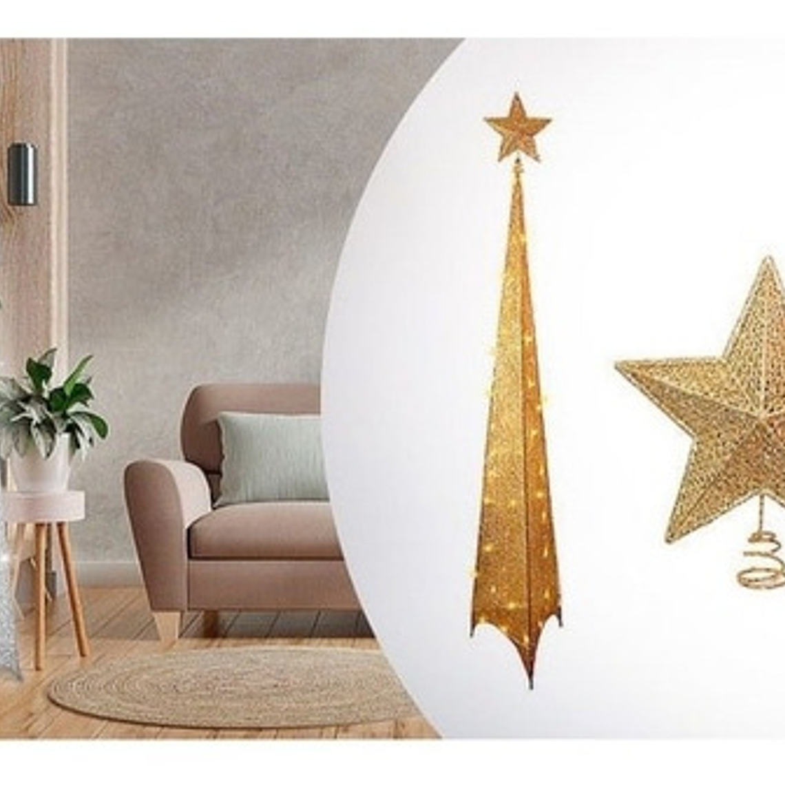 Arbol Navidad Piramide 2.10 mts 2