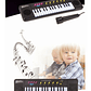 Organo Teclado Musical Niños Con Micrófono Juguete Pilas - Miniatura 3