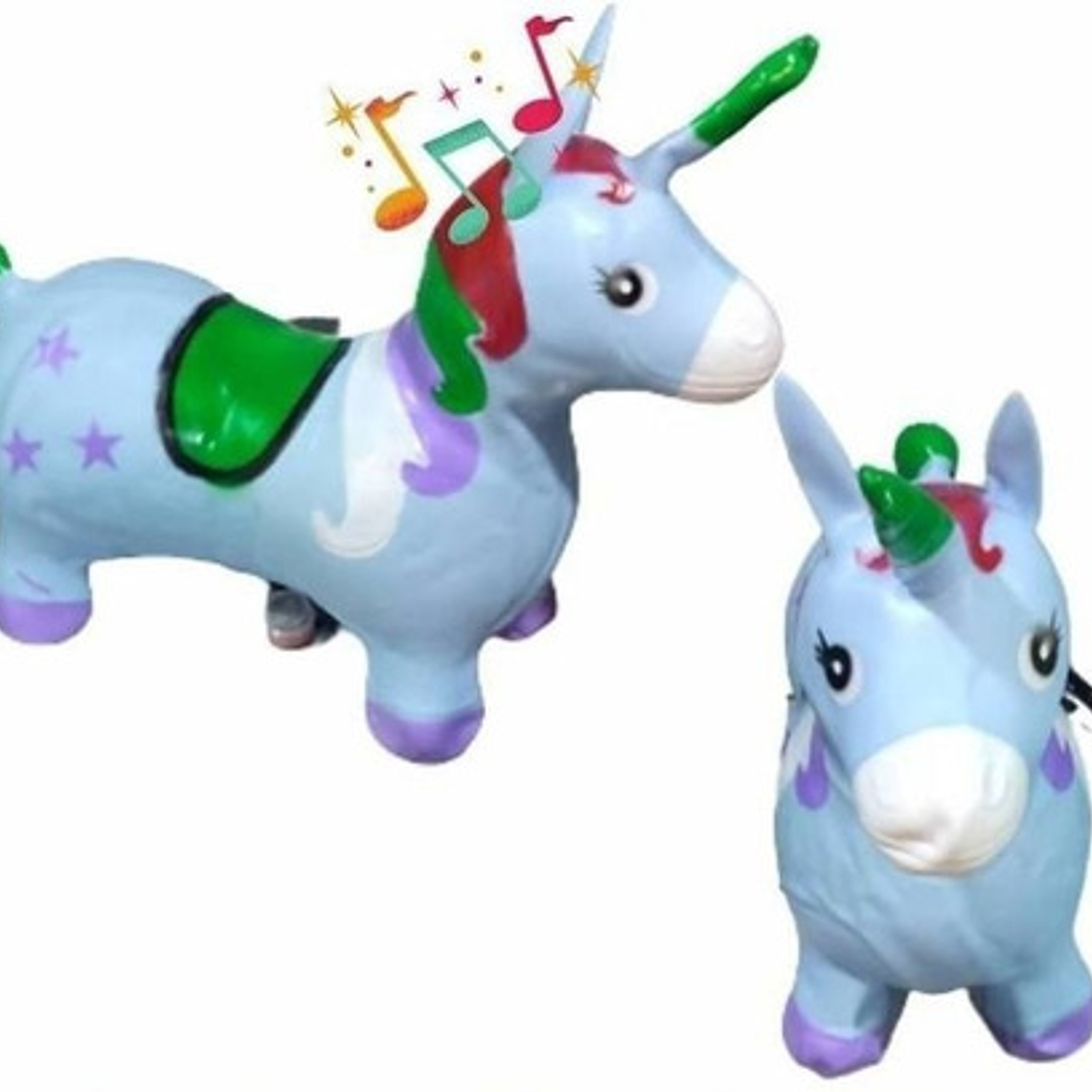 Pony Saltarín Luces Y Musical Pelota Saltarina Niños 3