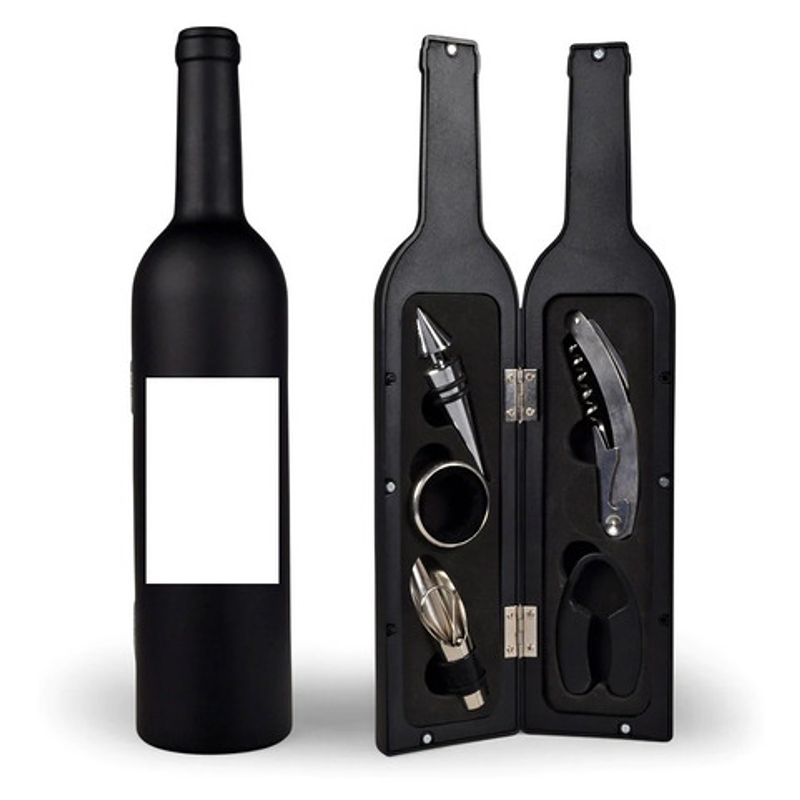 Set  Vino Descorchador Botella Accesorios Regalo 8