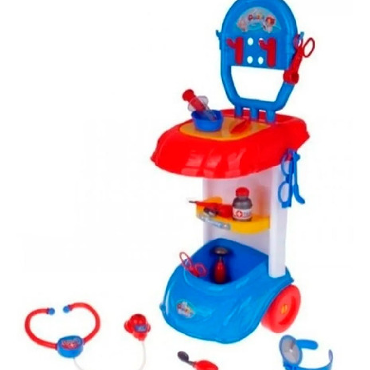 Carro Medico Estación Doctor Didáctico Niños 3