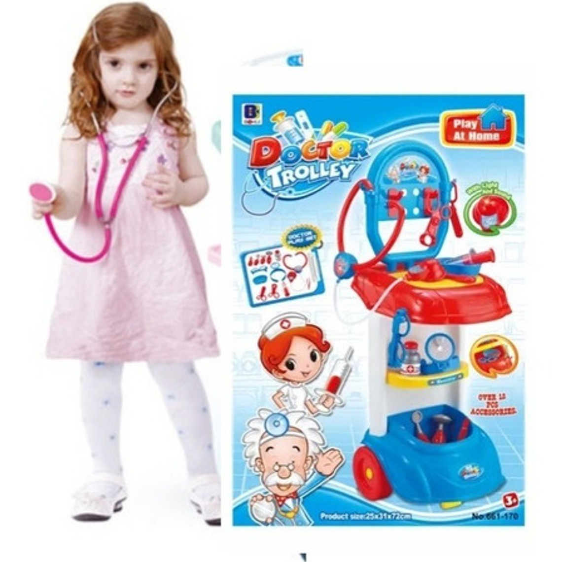 Carro Medico Estación Doctor Didáctico Niños 6