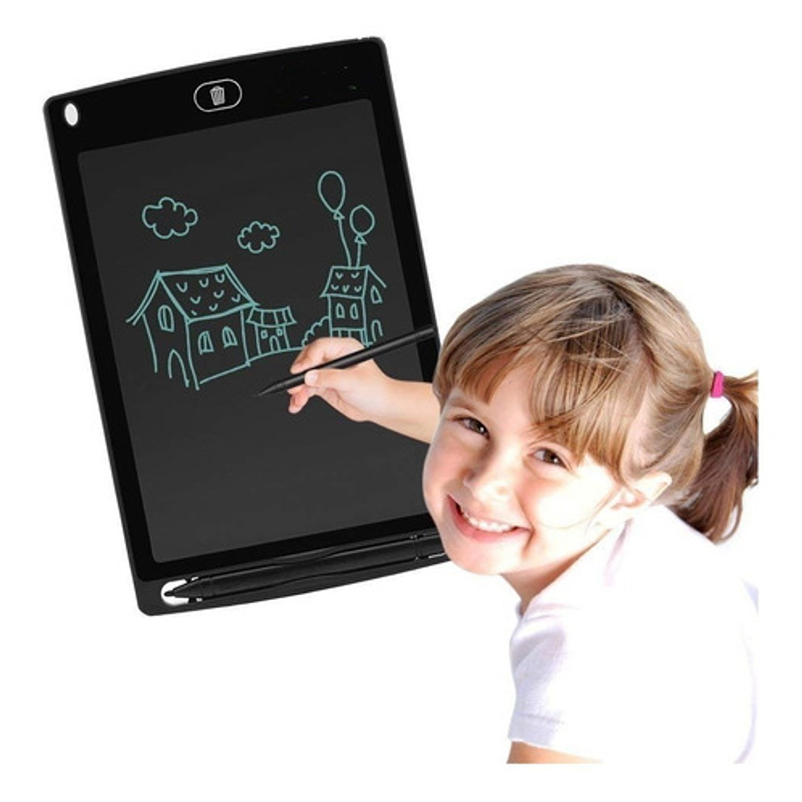 Pizarra Mágica Tablet Dibujo Lcd 8,5  Niños Adulto Didáctico 3
