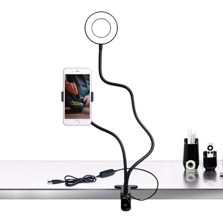 Aro De Luz Led Flexible Foto Video Tiktok Zoom Premium Usb  3