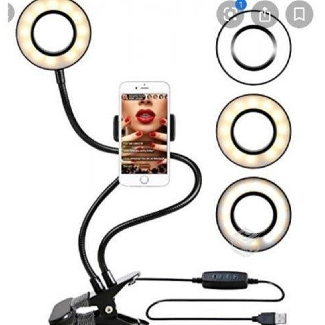 Aro De Luz Led Flexible Foto Video Tiktok Zoom Premium Usb  5
