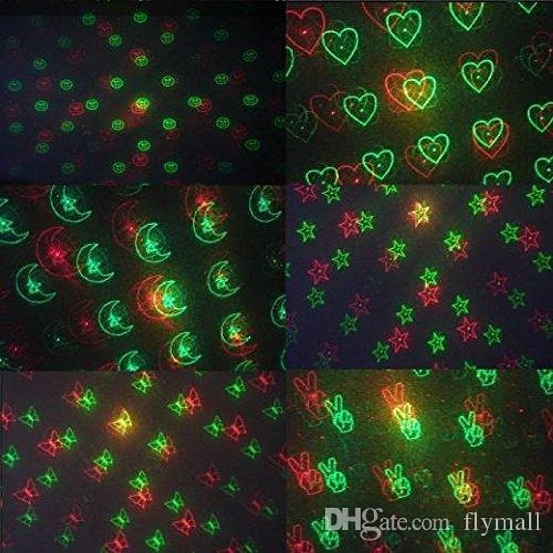 Proyector Laser Luces Puntos Fiesta Cumpleaños 2