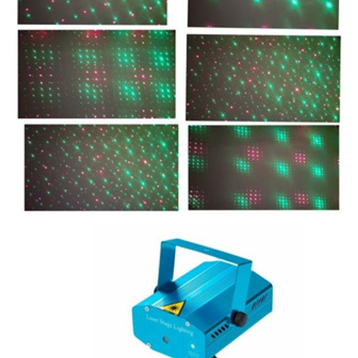 Proyector Laser Luces Puntos Fiesta Cumpleaños 7