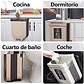 Basurero Organizador Puerta Cocina Baño Hogar Multifuncional - Miniatura 3