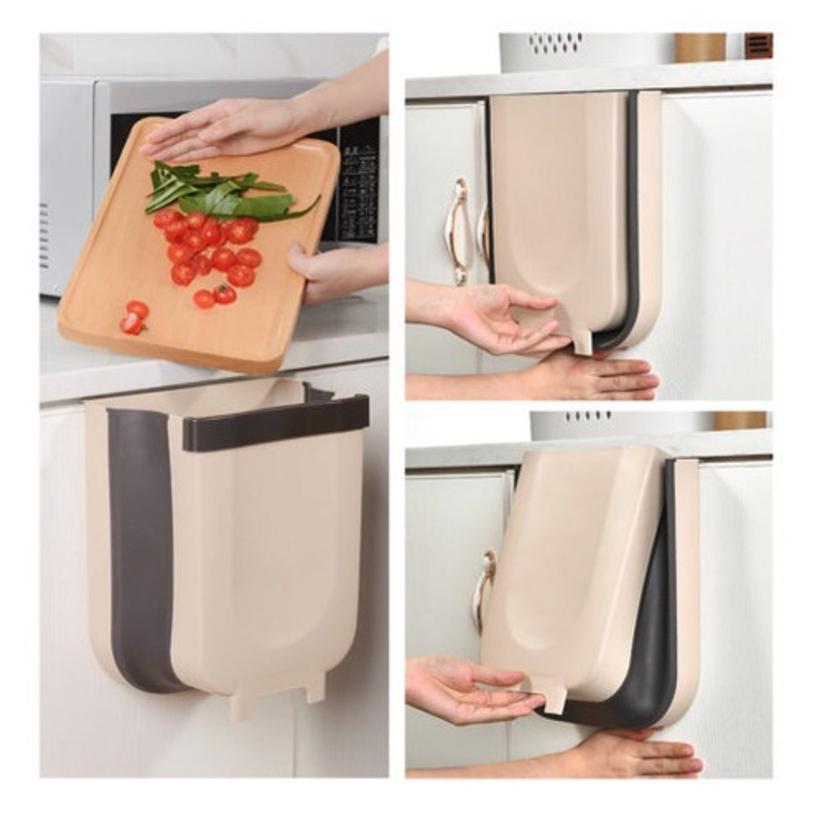 Basurero Organizador Puerta Cocina Baño Hogar Multifuncional 4