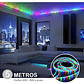 Cinta Tiras Luces Led 300 5mt. Multicolores Control Remoto  - Miniatura 2