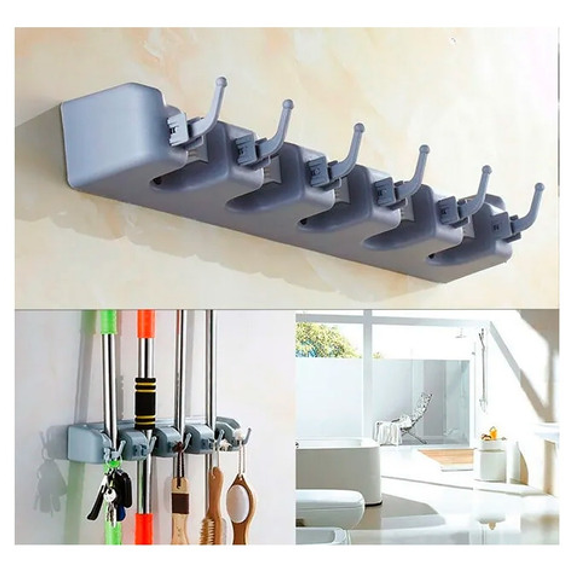 Organizador Porta Escobillon Trapero Multifunctional Logia  3