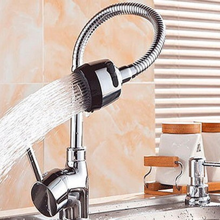 Adaptador Flexible Llave Cocina Agua  360° 3