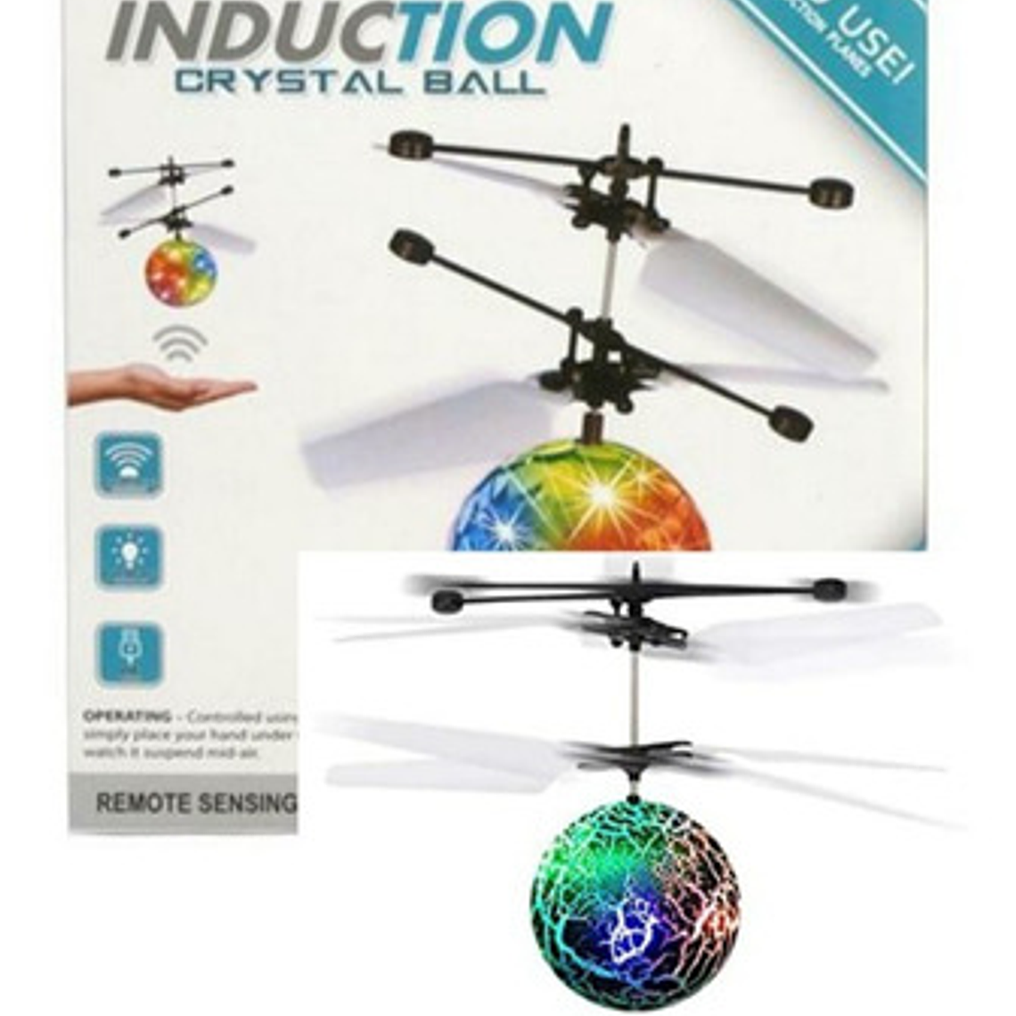 Pelota Voladora Drone Flying Ball Sensor  Juguete Niños  10