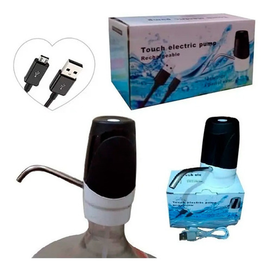 Dispensador Agua Usb Recargable  3