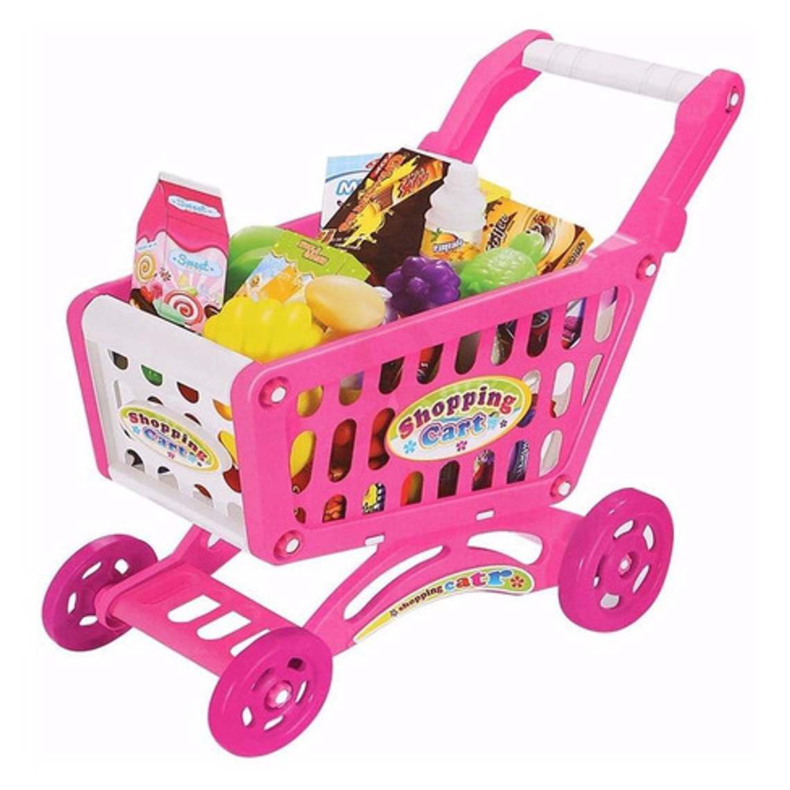 Carrito Supermercado Niños Juguete Compras Accessorios  3