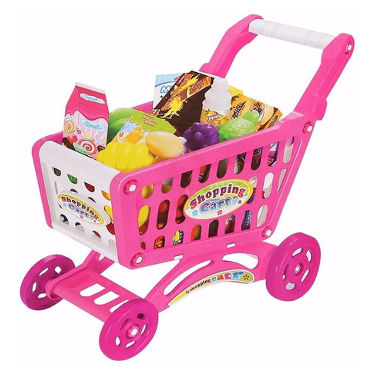 Carrito Supermercado Niños Juguete Compras Accessorios  3