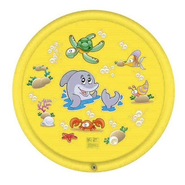 Mini Alfombra Lanza Agua Piscina Niños Bebe  3