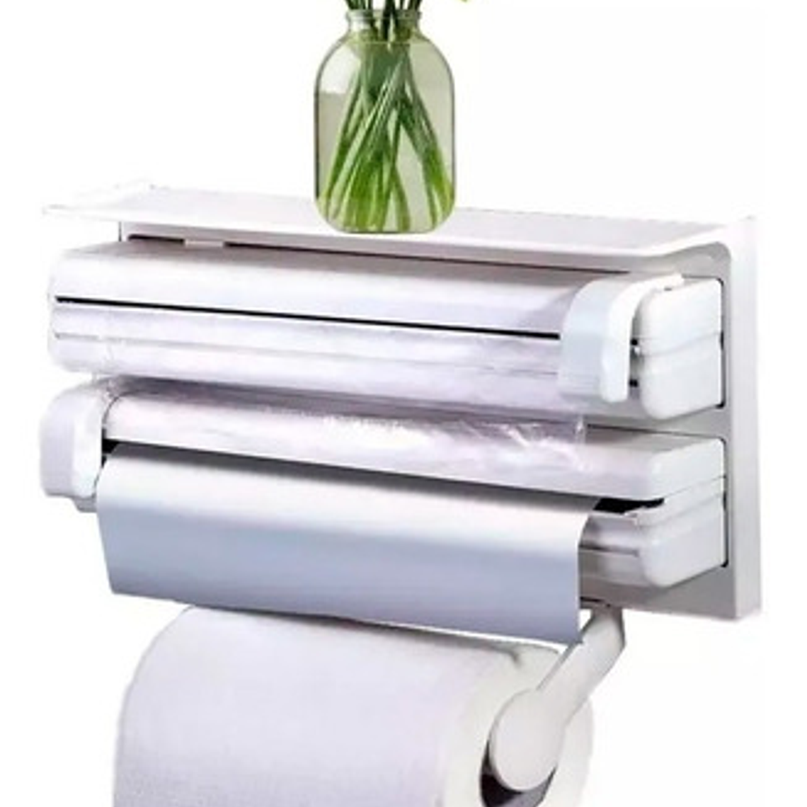 Organizador Cocina Porta Toalla Nova Film Alusa Triple 1