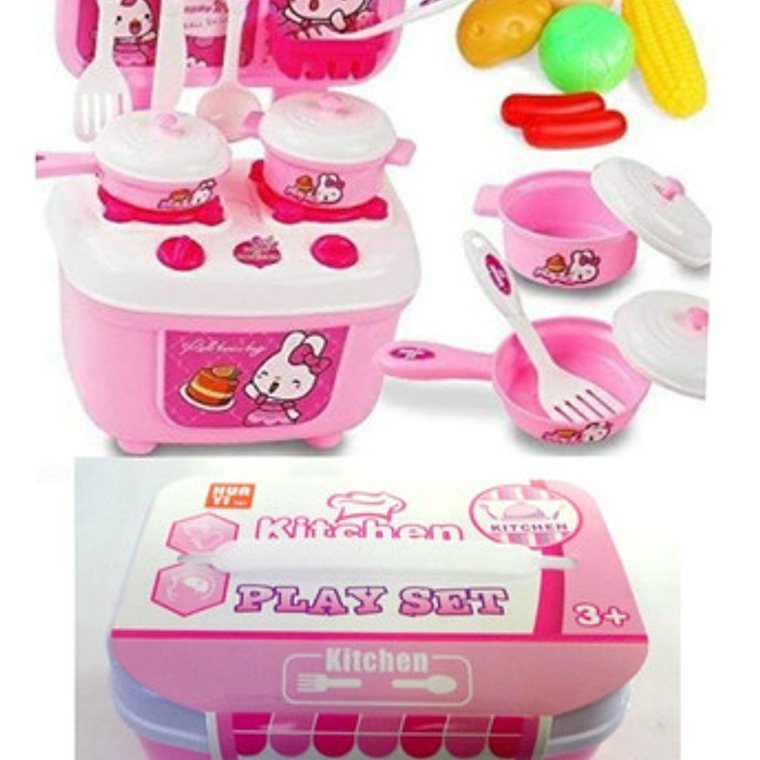 Set Mini Cocina Juguete Didáctica Niños  3
