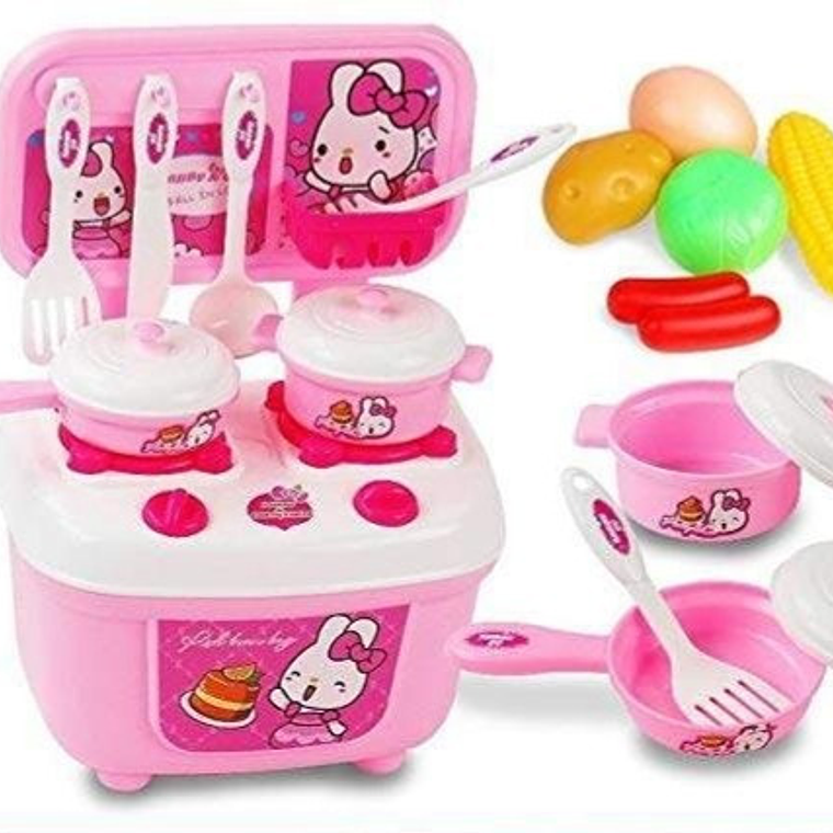 Set Mini Cocina Juguete Didáctica Niños  6