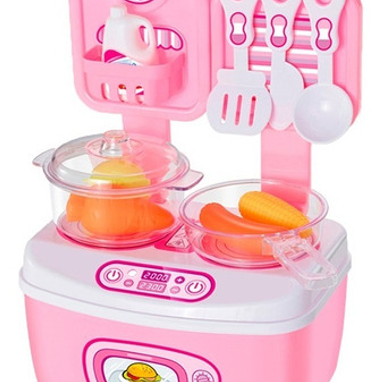 Set Mini Cocina Juguete Didáctica Niños  9
