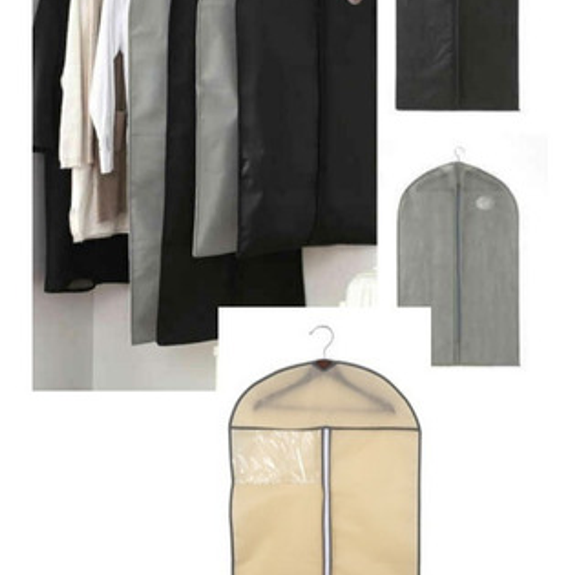 Funda Protectora Cubre Trajes Ropa Pack X 4 6