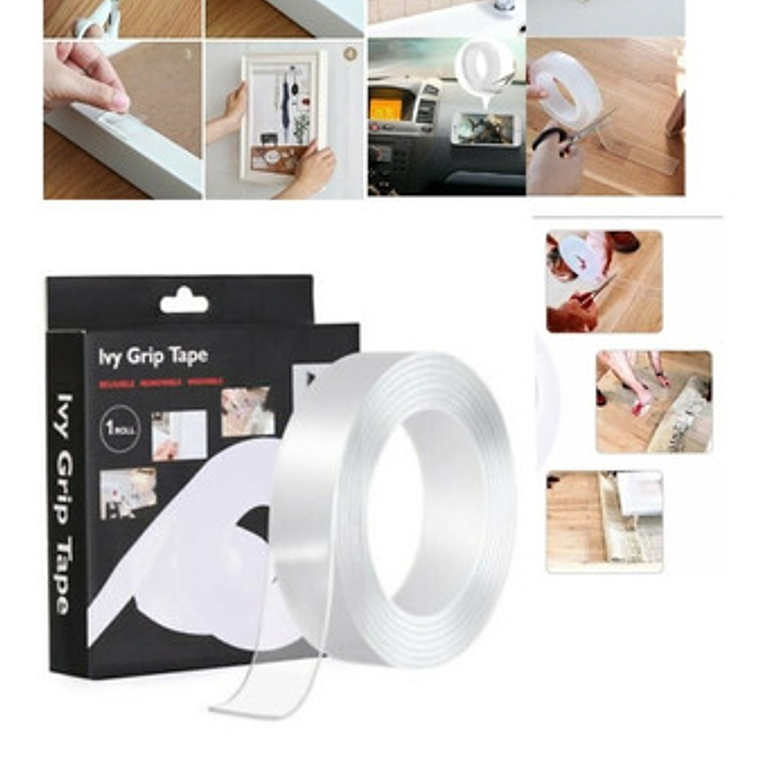 Cinta Mágica Adhesiva Doble Faz 9m 2