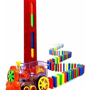 Tren Dominó Didáctico Luces Sonidos Niños 