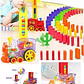 Tren Dominó Didáctico Luces Sonidos Niños  - Miniatura 9